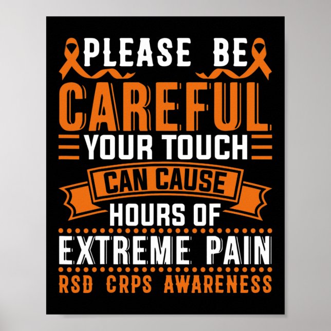 Affiche Votre Touche Peut Provoquer Des Crps De Support De (Devant)