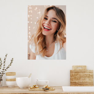 Affiche Votre visage sur une personnalisation d'anniversai