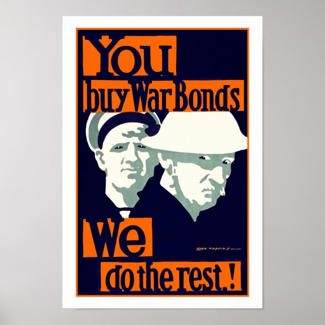Affiche Vous achetez des obligations de guerre ~ Nous fais (Devant)