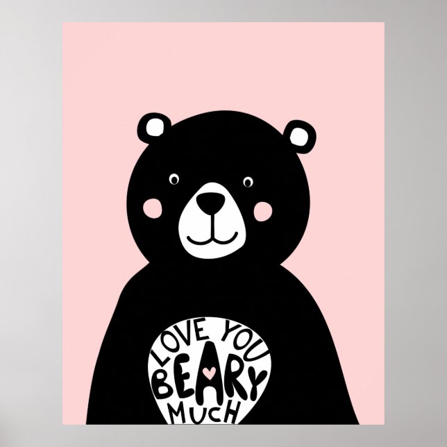 Affiche Vous aimez Beary Much Filles Ours scandinaves Cham (Devant)