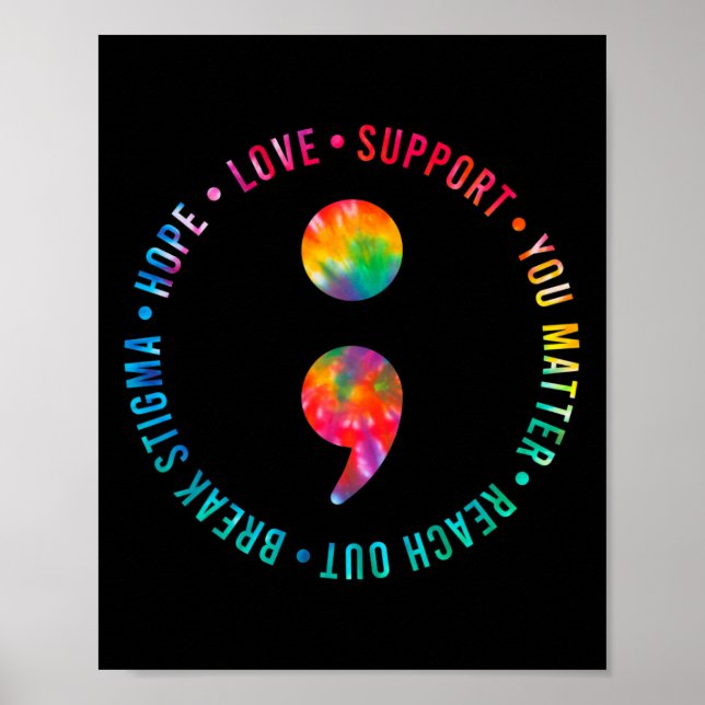 Affiche Vous avez de l'importance Semicolon Prévention Sui (Devant)