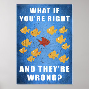 Affiche Vous avez raison et ils ont tort