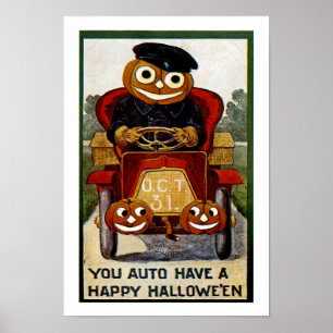 Affiche Vous avez un Halloween heureux