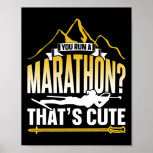 Affiche Vous avez un marathon qui est un beau sport Biathl