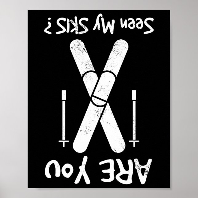 Affiche Vous Avez Vu Mes Skis ? (Devant)