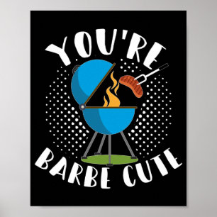 Affiche Vous Barbe Cute Smoker Grill Viande Barbecue