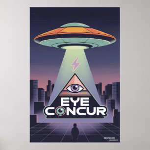 AFFICHE VOUS CONCURREZ LE GAZE EN ATTENTE DE LA TERRE !