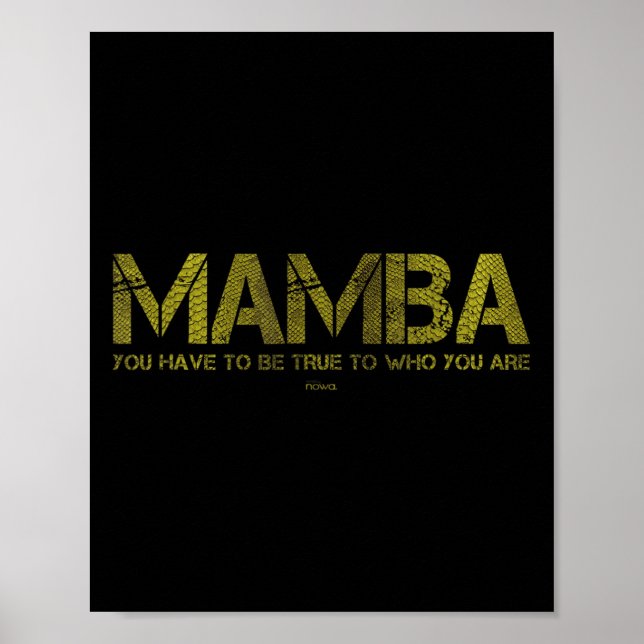 Affiche Vous devez être fidèle à qui vous êtes Motivation  (Devant)
