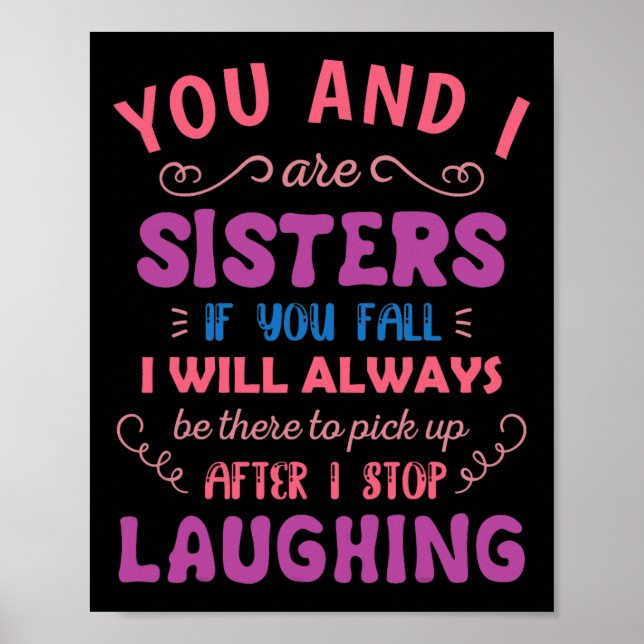 Affiche Vous et moi sommes Soeurs si vous tombez - Fun Soe (Devant)