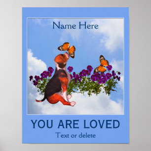 Affiche Vous Êtes Aimé Inspirationnel Personnalisé