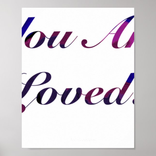 Affiche Vous Êtes Aimé Sticker1 (Devant)