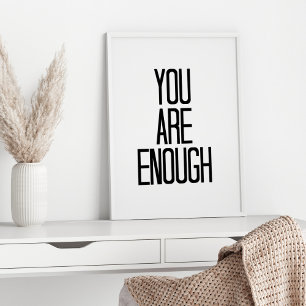 Affiche Vous êtes assez d'encouragement mots de motivation