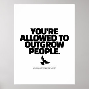 Affiche Vous Êtes Autorisé À Dépasser Les Gens - Freedom D