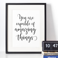 Vous êtes capable de choses extraordinaires