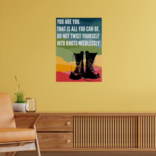 Affiche Vous Êtes Des Bottes De Combat Arc-En-Ciel (Salon 2)