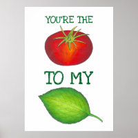 Vous êtes La Tomate à mon Basil Foodie Amour