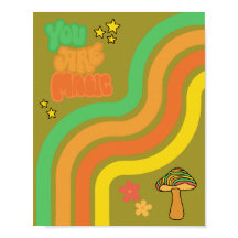 Vous êtes Magique - Champignon Rétro