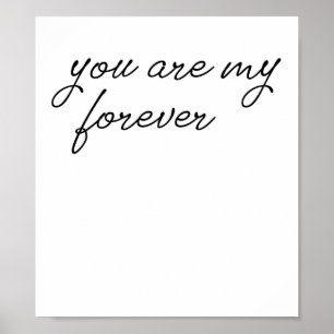 Affiche Vous êtes mon Forever