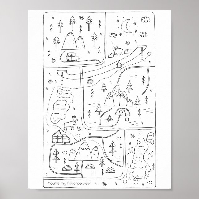 Affiche Vous êtes mon inspiration de vue préférée (Devant)