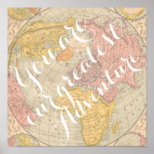 Affiche Vous êtes notre plus grande chambre bébé de pépini