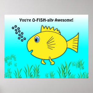 Affiche Vous êtes O-Fish, Officiellement Un Poisson D'Oeil