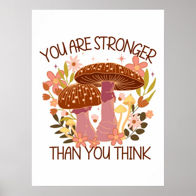 Affiche Vous Êtes Plus Forte Que Vous Ne Pensez (Devant)
