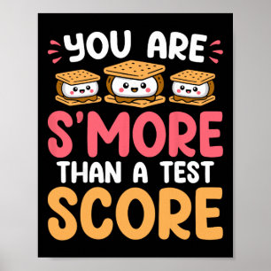 Affiche Vous êtes plus qu'un score à un test - Test drôle