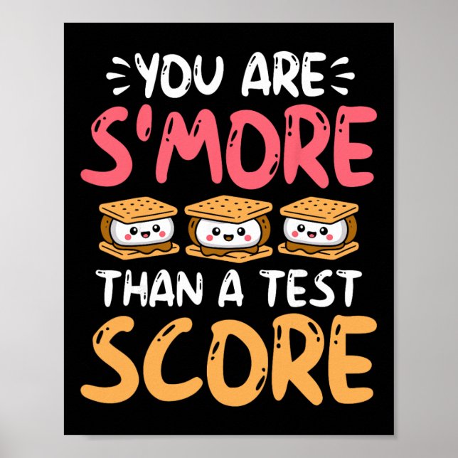 Affiche Vous êtes plus qu'un score de test - Jour de test  (Devant)