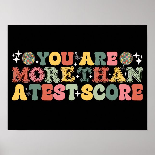Affiche Vous Êtes Plus Qu'Un Test Score (Devant)
