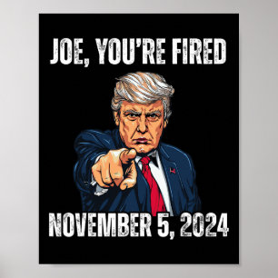 Affiche Vous êtes renvoyé Donald Trump pour président 2024
