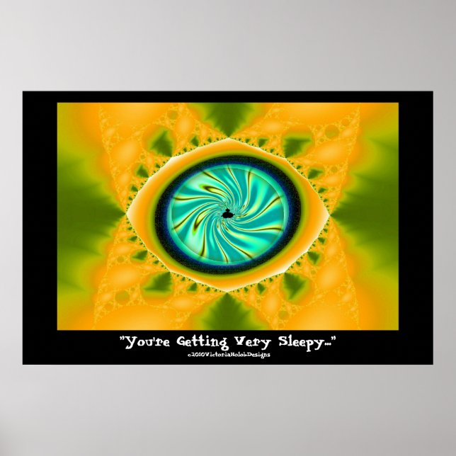 Affiche "Vous êtes très endormis..." (Devant)