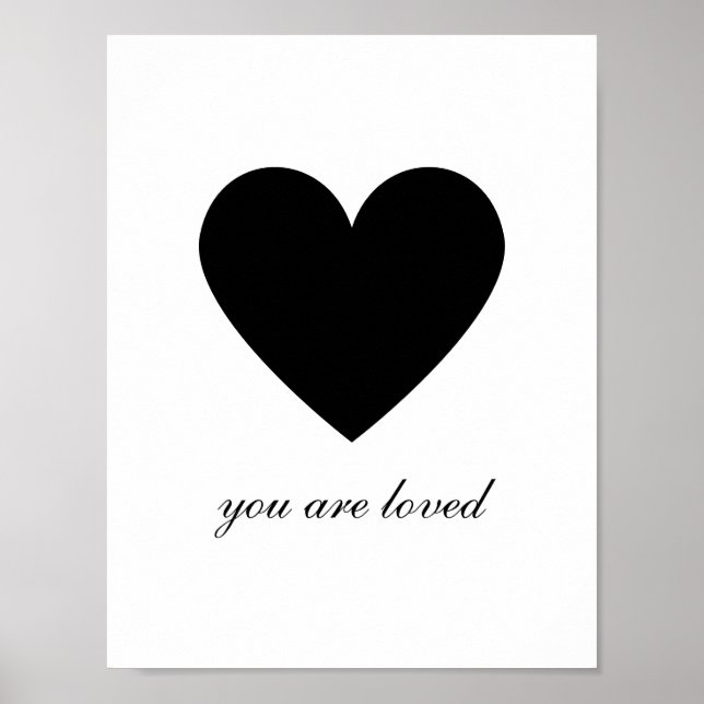 Affiche Vous êtes un cœur aimé (Devant)