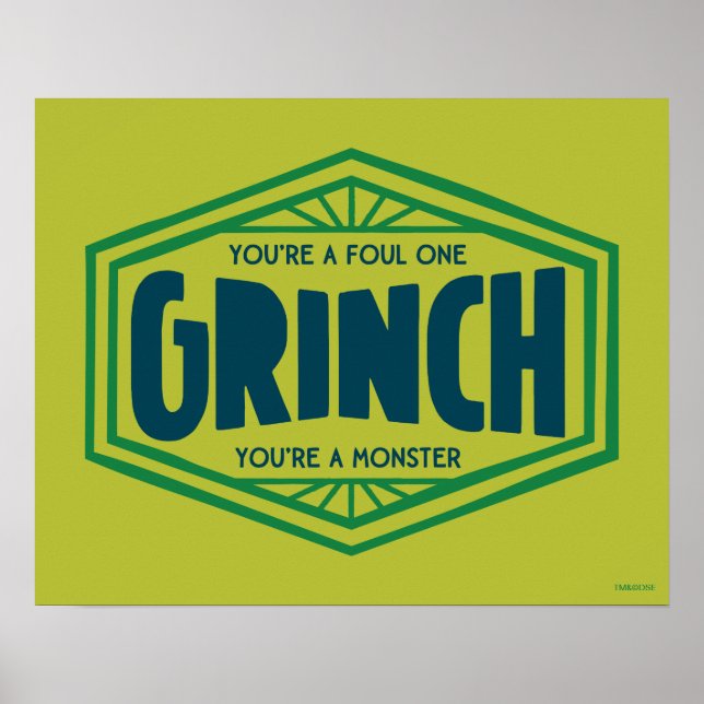 Affiche Vous êtes un Grinch infect (Devant)