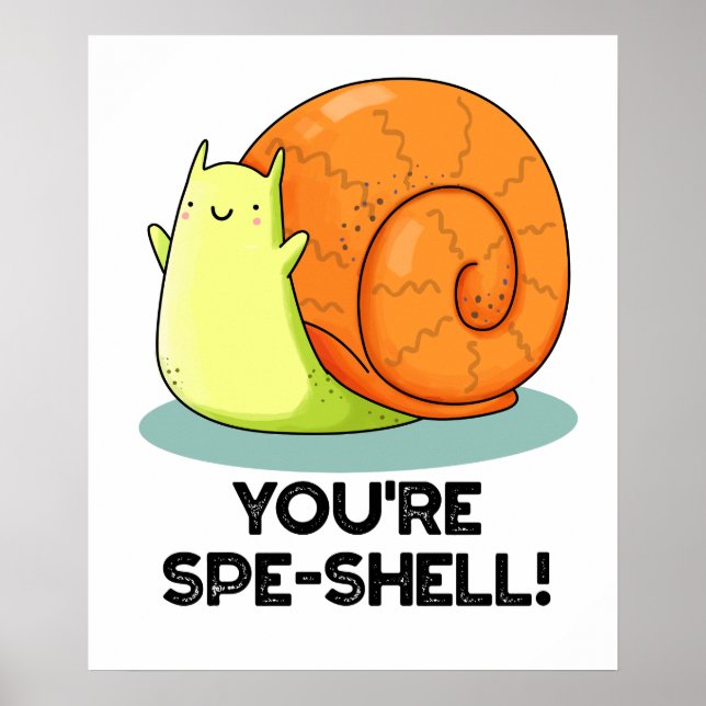 Affiche Vous êtes un gros coquillage de gros escargots (Devant)