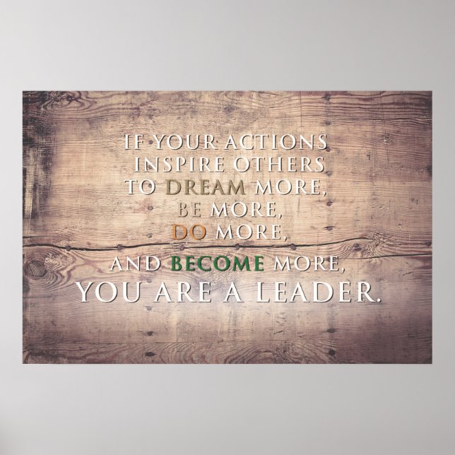 Affiche Vous êtes un leader (Devant)
