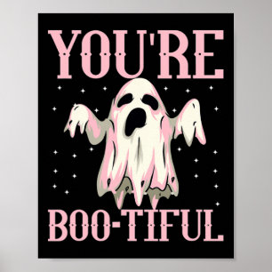 Affiche Vous êtes un petit garçon mignon Halloween Boo Gho