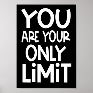 Affiche Vous Êtes Votre Seul Citation Motivationnelle Limi