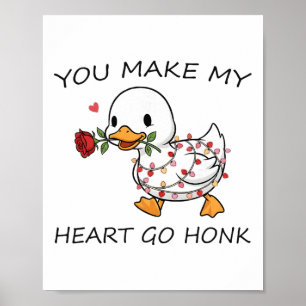 Affiche Vous faites battre mon cœur, Amoureux de l'oie mig