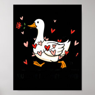 Affiche Vous faites battre mon cœur Honk Oie drôle de Sain