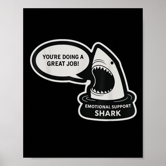 Affiche Vous faites du bon travail Emotional Support Anima (Devant)