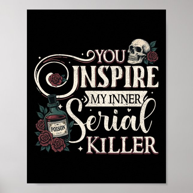 Affiche Vous Inspire Mon Intérieur Serial Killer Retro Éff (Devant)