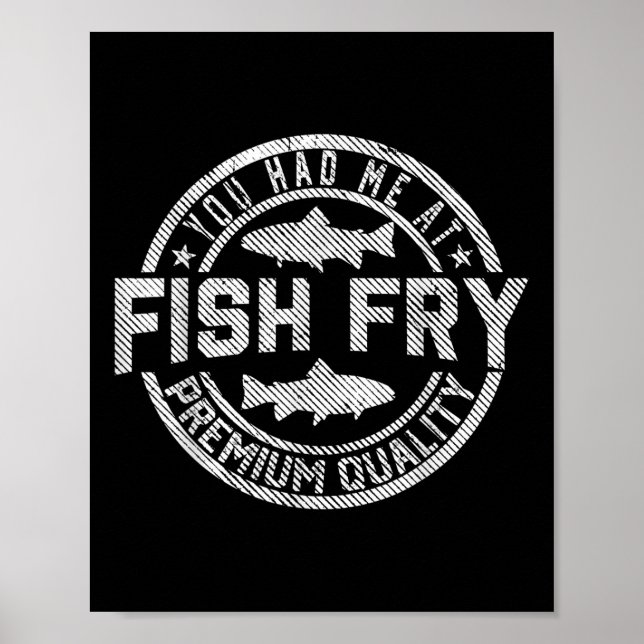 Affiche Vous m'aviez à Friture de Poisson Drôle Friture de (Devant)
