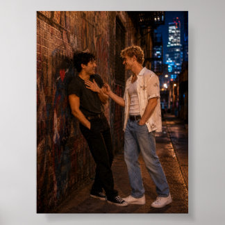Affiche Vous me faites rire comme ça | Projet d'art gay