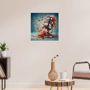 Affiche Vous Me Remplissez Le Coeur Avec La Chanson - Retr