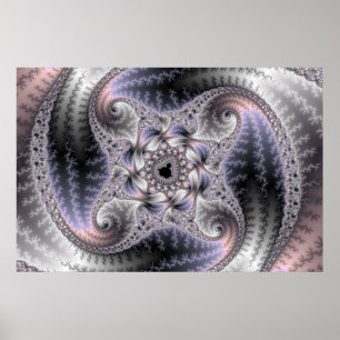 Affiche Vous me tournez rond - Art Fractal