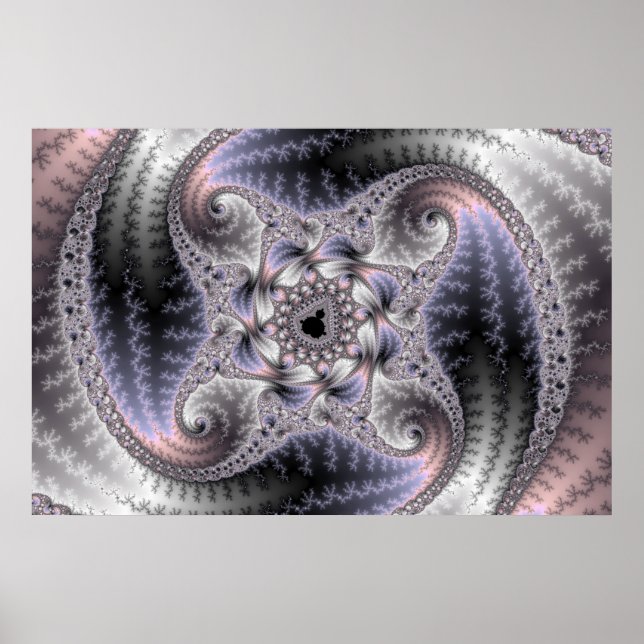Affiche Vous me tournez rond - Art Fractal (Devant)