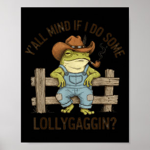 Affiche Vous m'en voudrez si je fais quelques grenouilles