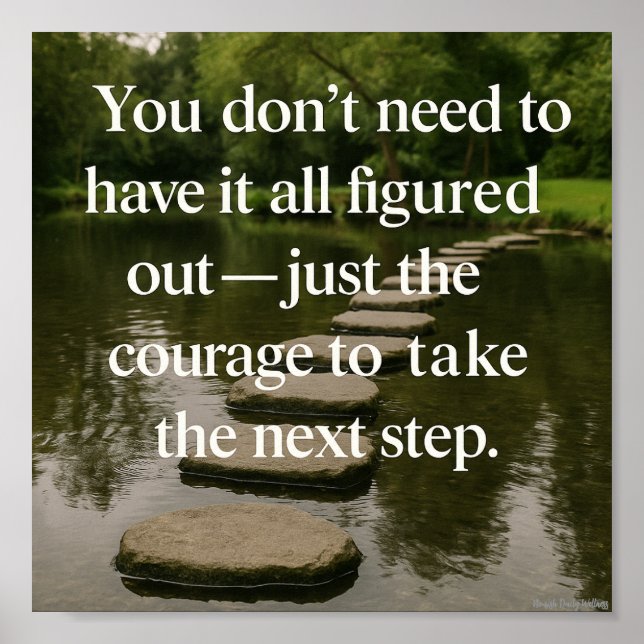 Affiche Vous n’avez pas besoin de tout comprendre (Devant)