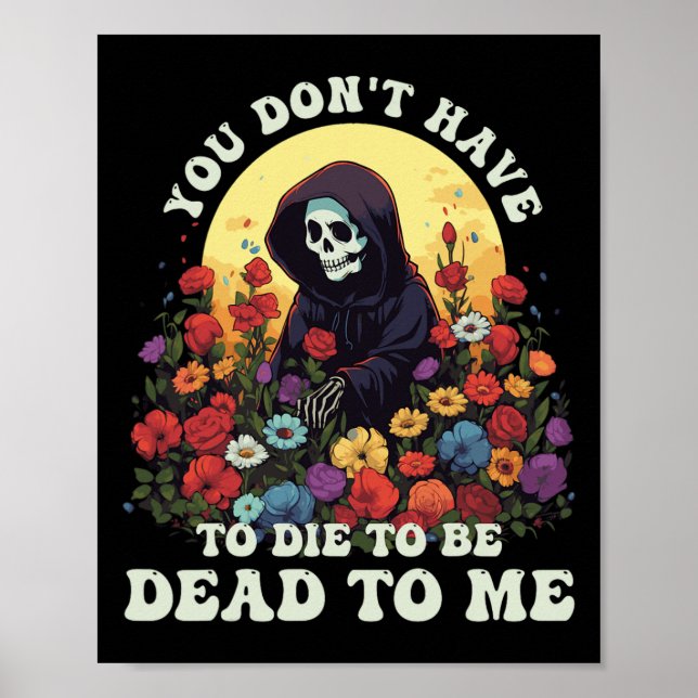Affiche Vous n'avez pas à mourir pour être mort pour moi S (Devant)