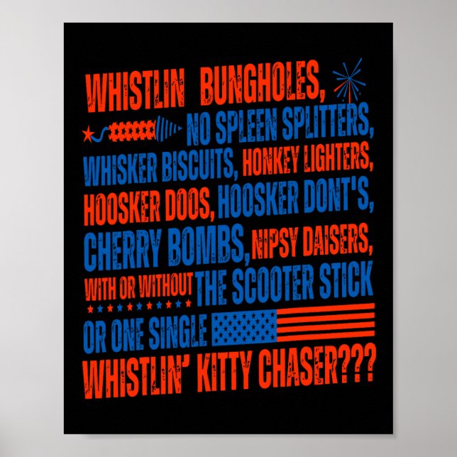 Affiche Vous n'avez pas de Bungholes qui sifflent Funny 4t (Devant)